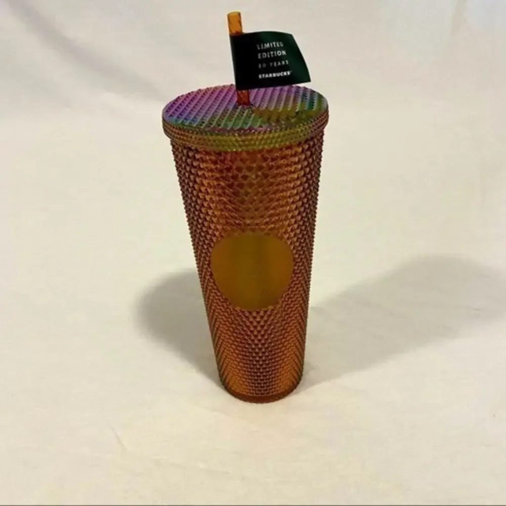 Starbucks 50th Anniversary 2021‎ Gold Studded Venti NWT